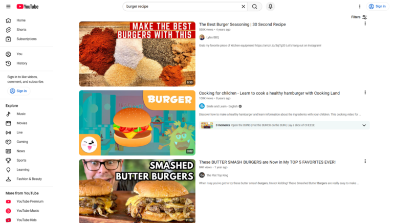 YouTube update features
